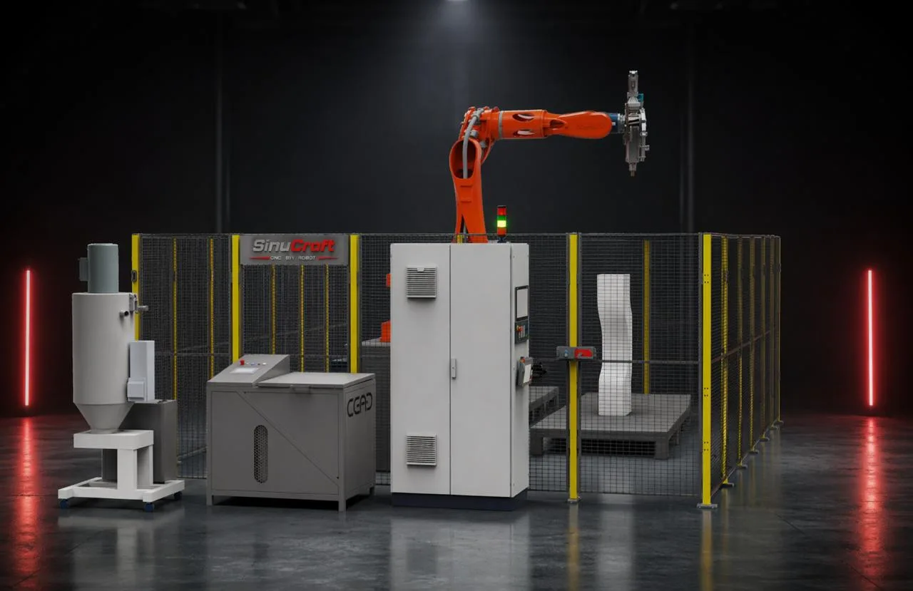 SinuPrint 3000 large-format industrial 3D printing cell